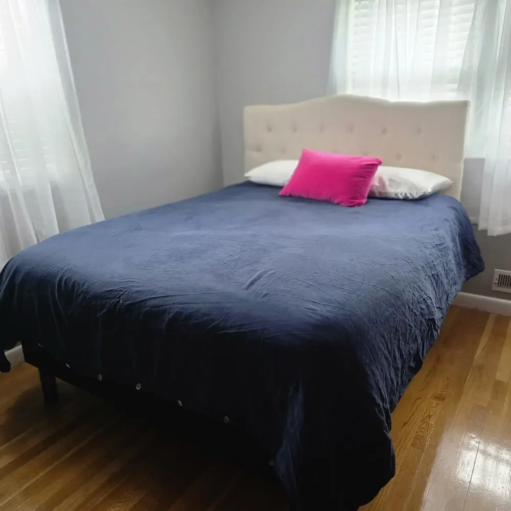 Quince Navy Blue Duvet Cover